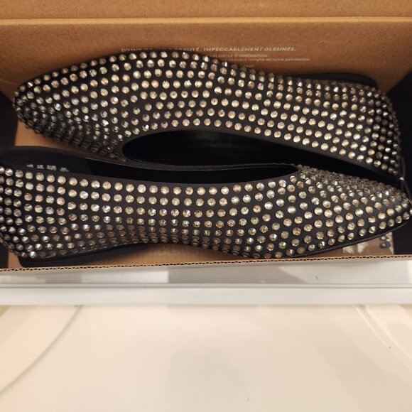 Naturalizer 27 Edit "Carla" Black Sparkle Ballet flats. NIB. Size 9.5 - Picture 12 of 14